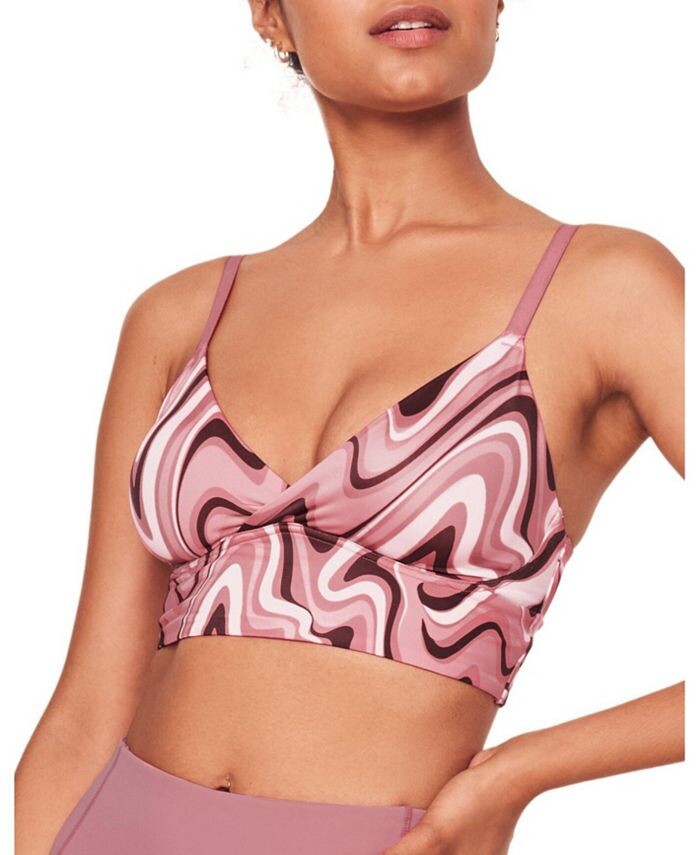 

Женский спортивный бюстгальтер Kali с низкой ударной нагрузкой Adore Me, розовый