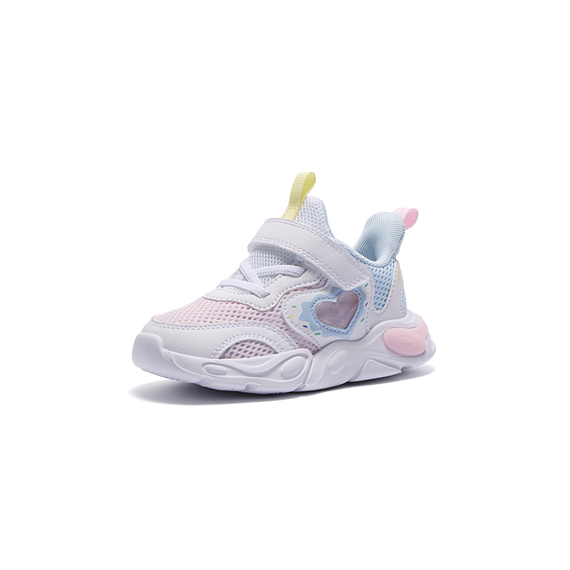 361°KIDS Cushioning, Abrasion Resistant, Slip Resistant Toddler Shoes Baby Pink/Aqua Blue/White Infant And Toddler — фото 4