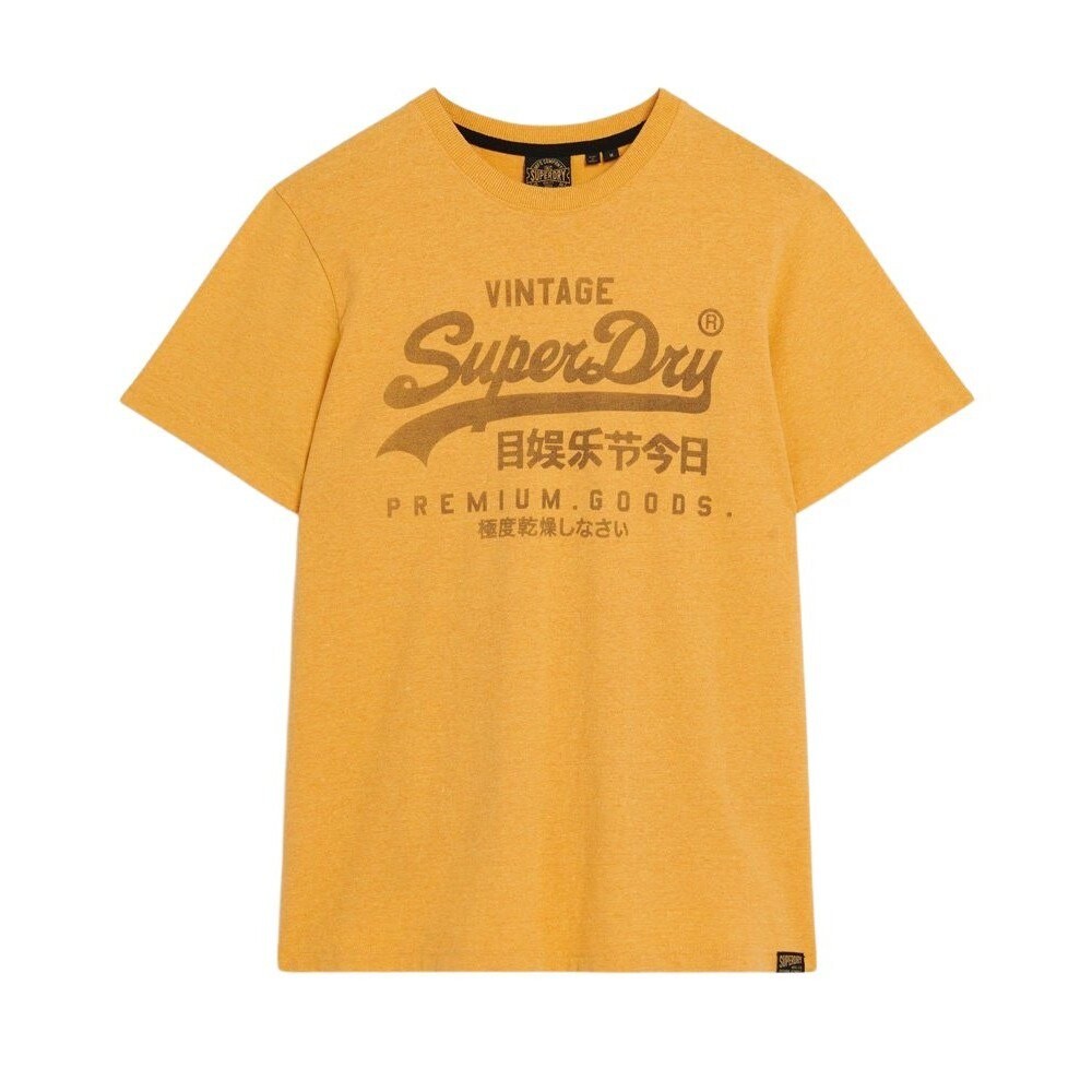 

Футболка с коротким рукавом Superdry Classic Vintage Logo Heritage, желтый