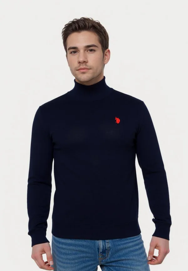 Джемпер роллкраген U.S. Polo Assn., Schwarz