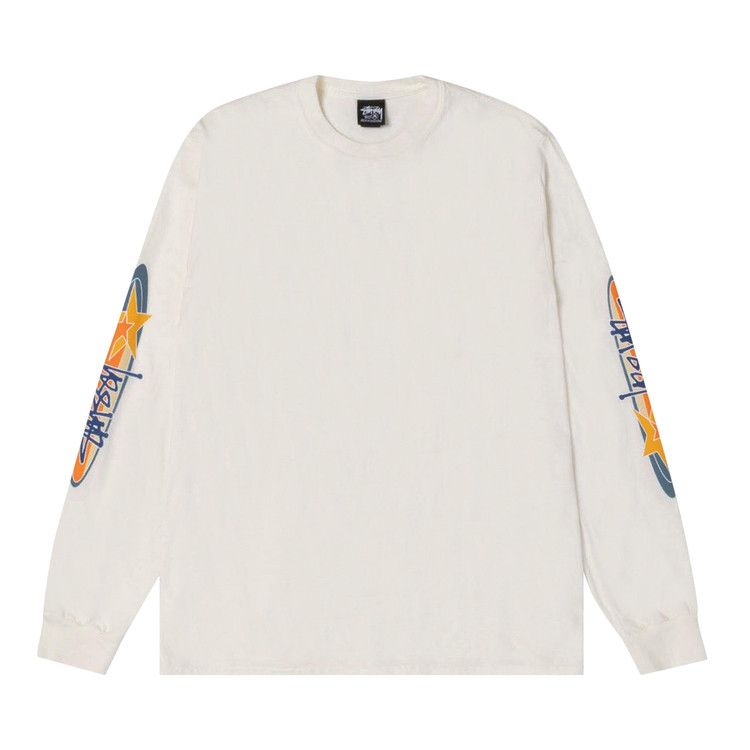 

Футболка Stussy Two Star Long-Sleeve Tee Pigment Dyed, Natural