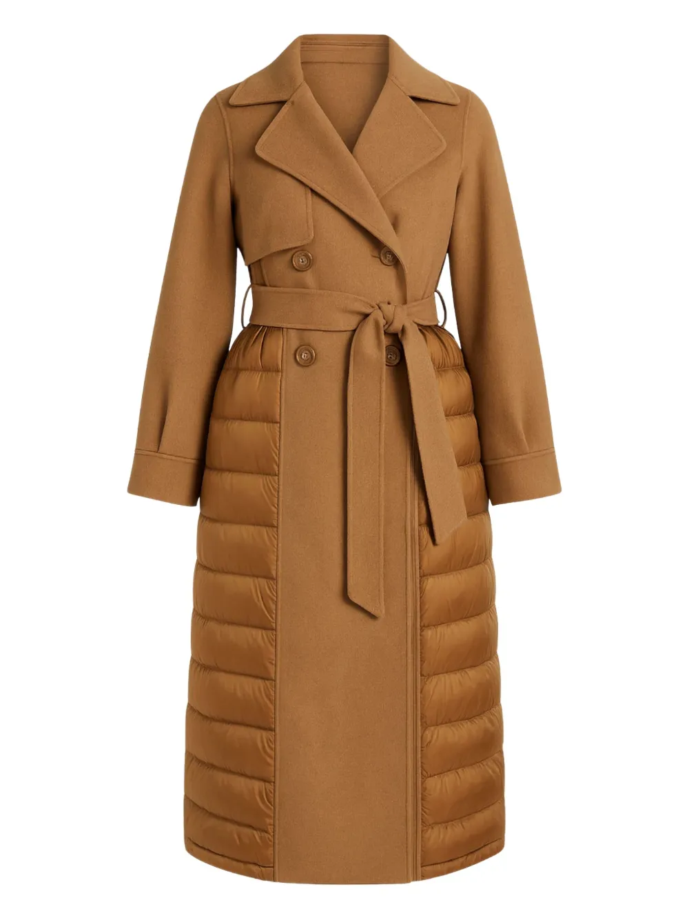 

Пальто с ремнем Twinset, коричневый