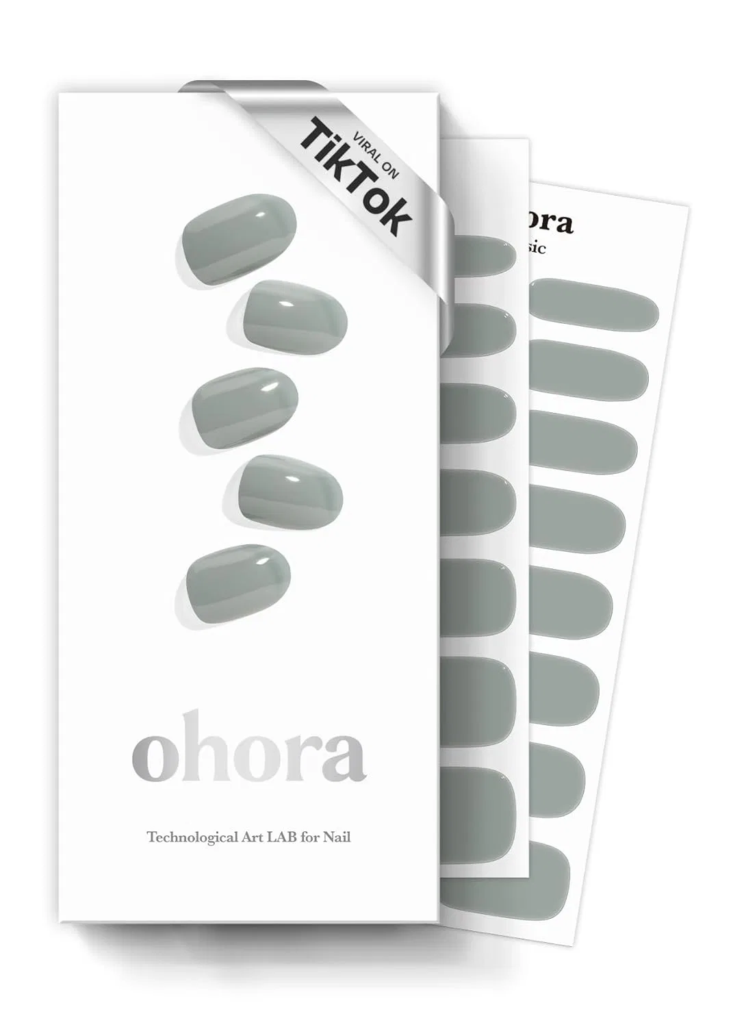 Гелевые полоски для ногтей «N Cream Fog» от ohora Ohora