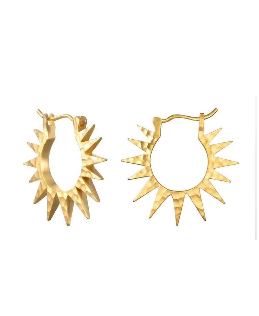 

Серьги-кольца в форме звезды с эффектом свечения Satya Jewelry, No Color