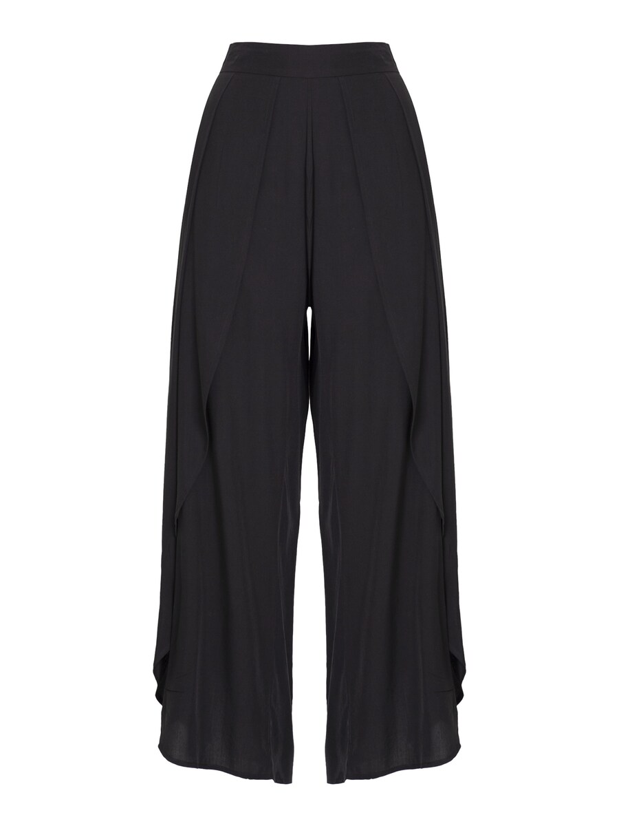 

Плиссированные брюки свободного кроя Influencer, черный