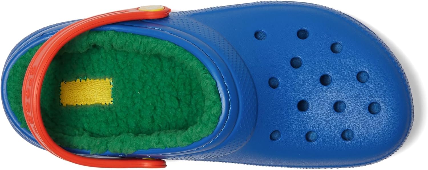 Детские классические сабо Crocs с подкладкой, синий — фото 2