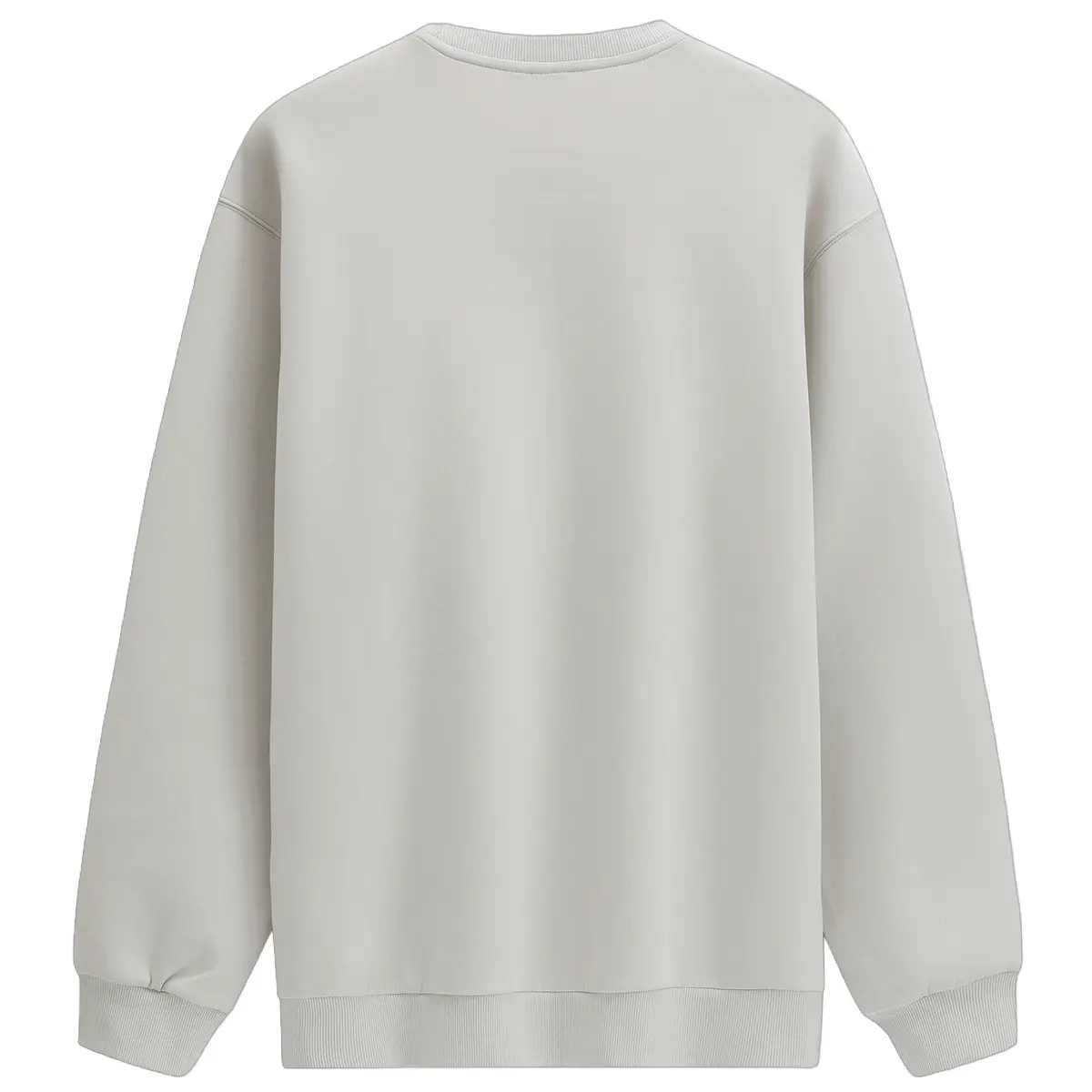 Свитшоты Unisex Crew Neck Moderate Others GAP, светло серый — фото 2