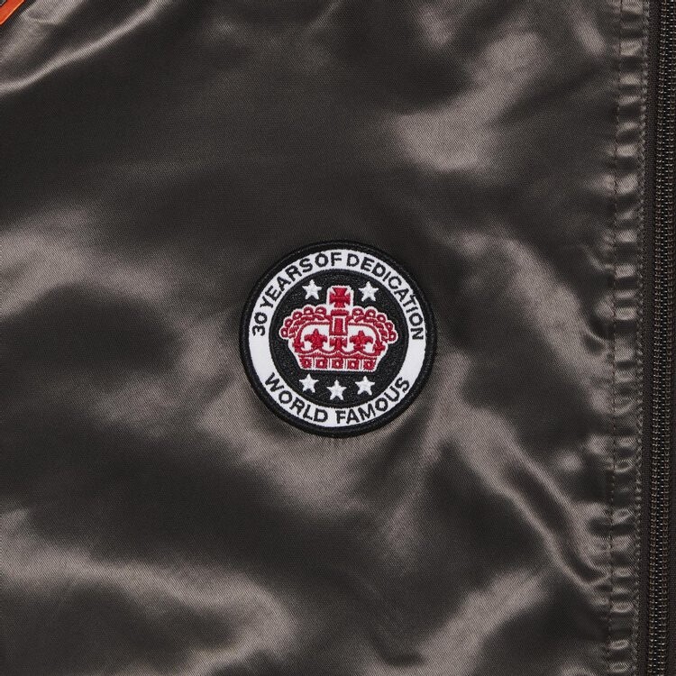 Спортивная куртка Supreme Satin Hooded 'Brown', коричневый — фото 3