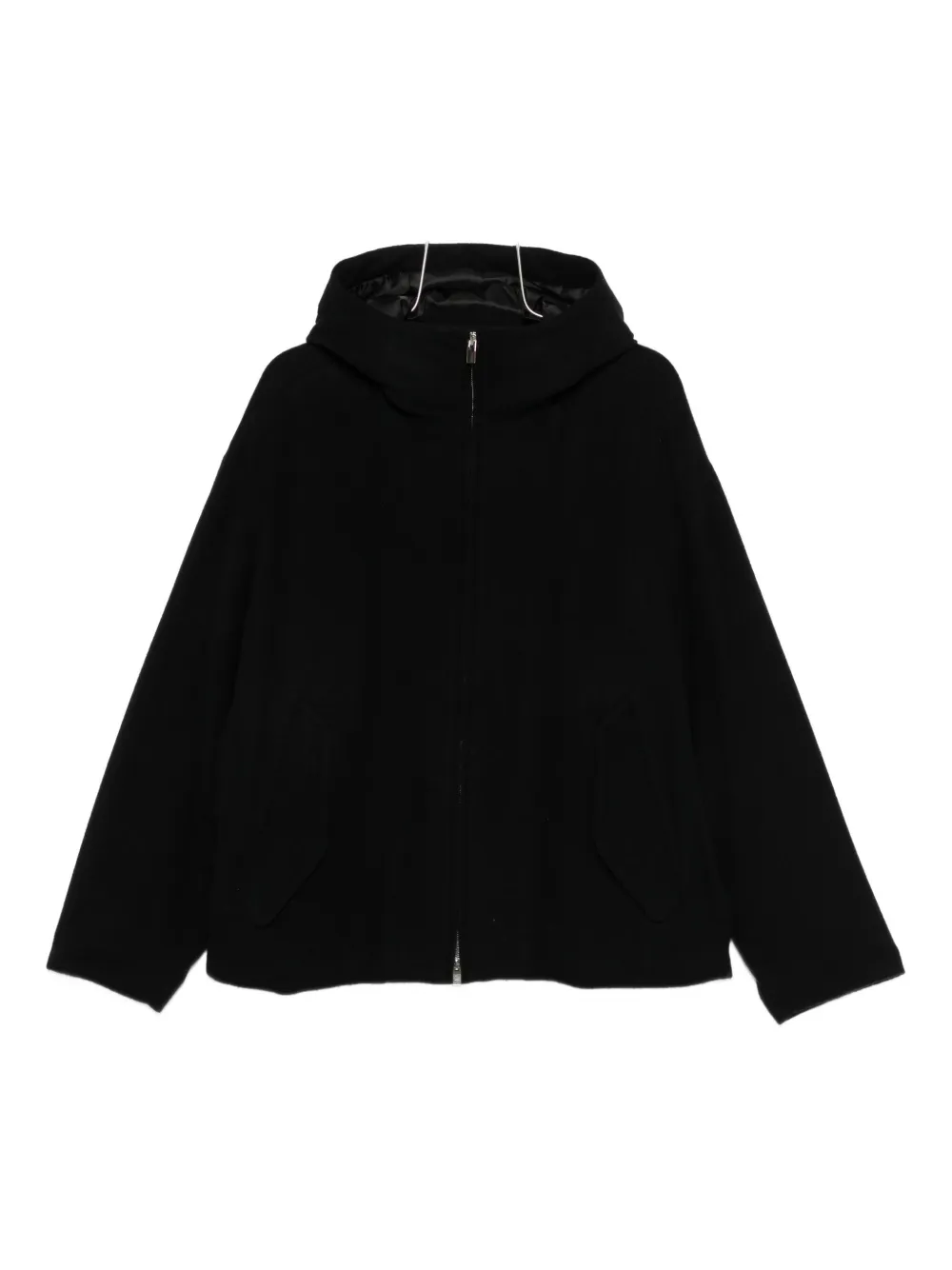 

Пуховик Shaggy с капюшоном Attachment, черный