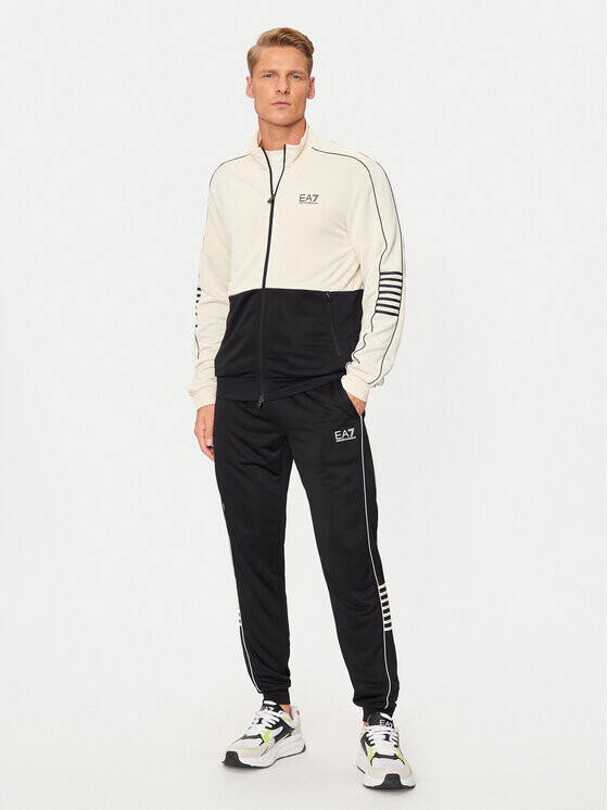 

Спортивный костюм стандартного кроя Ea7 Emporio Armani, бежевый