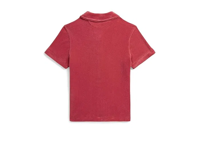 Рубашка терри свободный крой Terry Camp Shirt Polo Ralph Lauren Kids, Wicket Yellow/Multicolor — фото 2