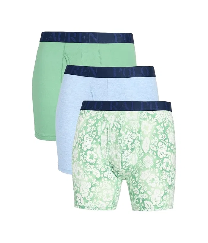 Подштанники Classic Fit Stretch Polo Ralph Lauren, Pistachio/Isle Heather/Mangrove Floral
