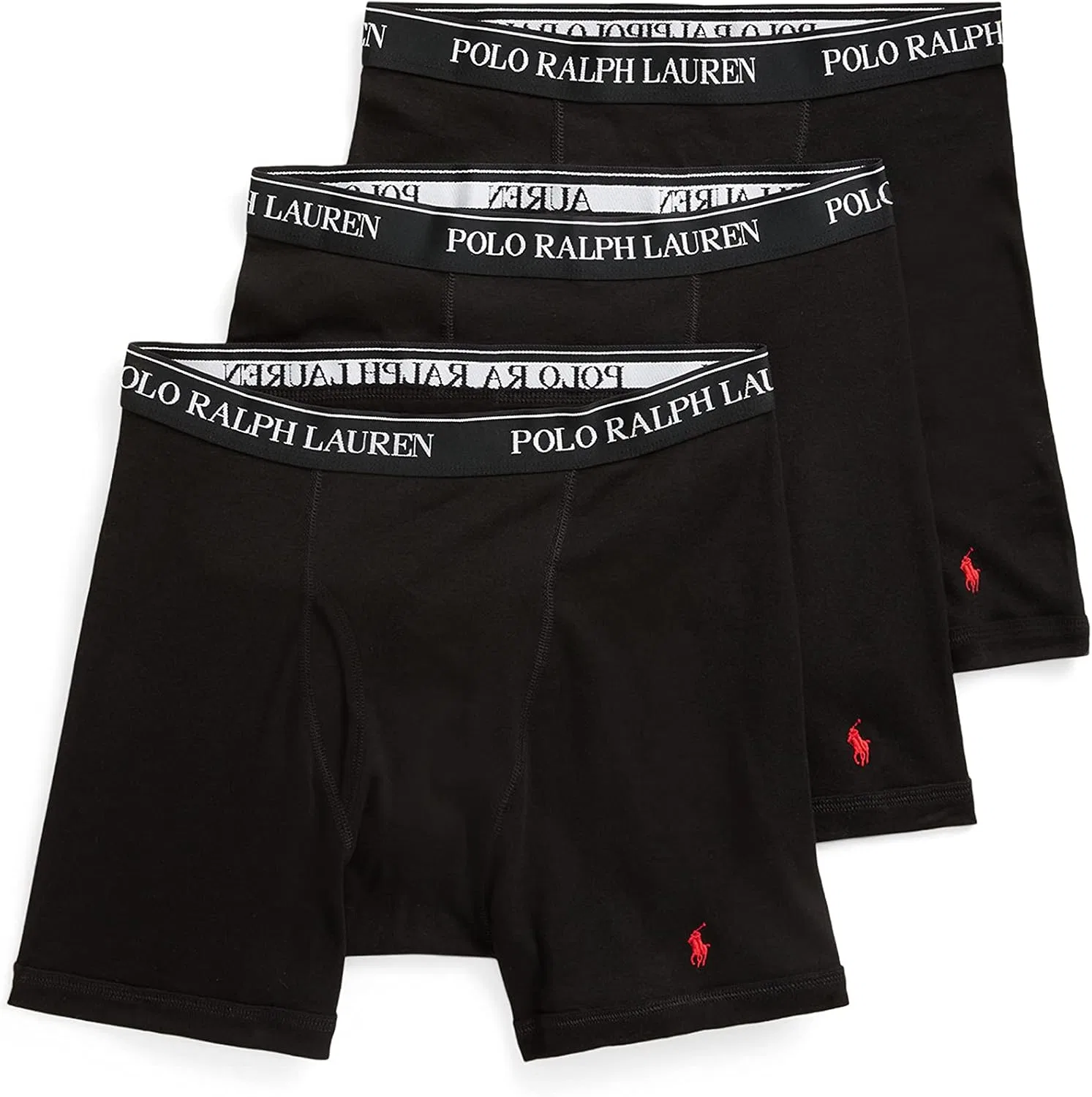 Боксеры POLO RALPH LAUREN, черные/красные