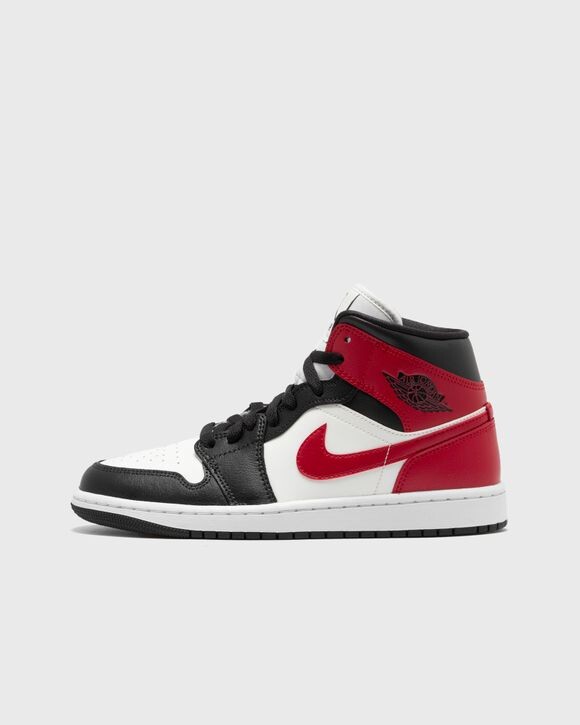 

Кроссовки Jordan Wmns Air Jordan 1 Mid, цвет sail/gym red-off noir-white