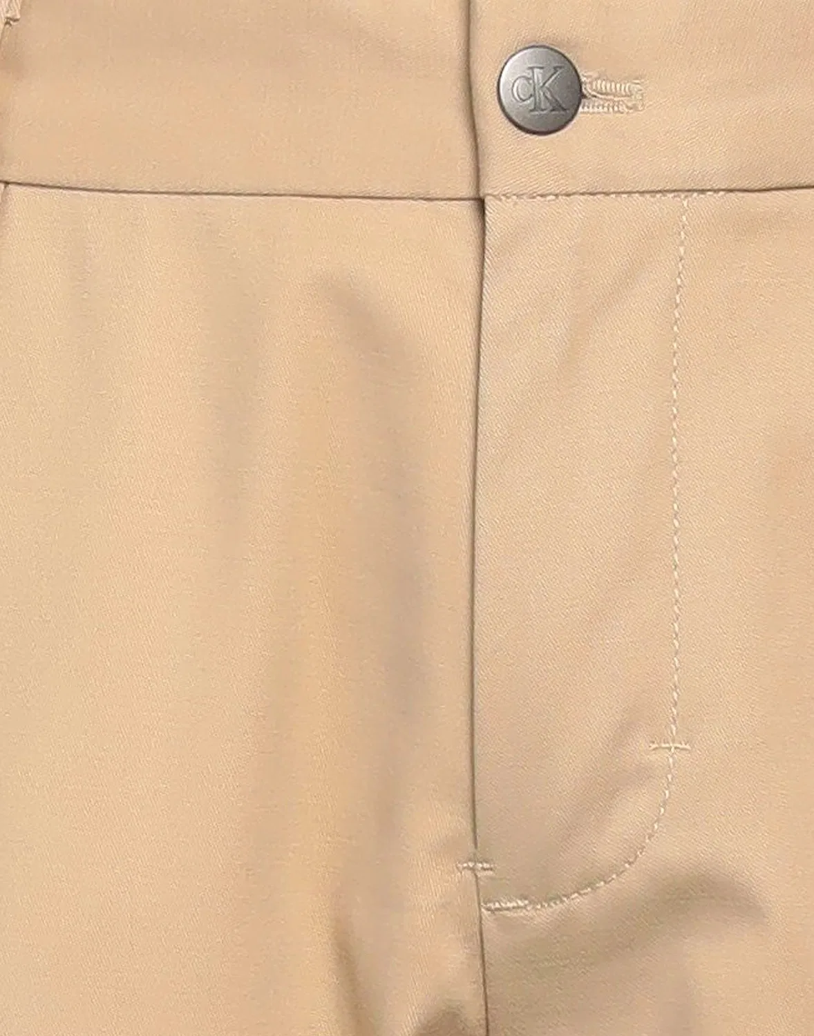 Брюки чинос CALVIN KLEIN бежевые — фото 4