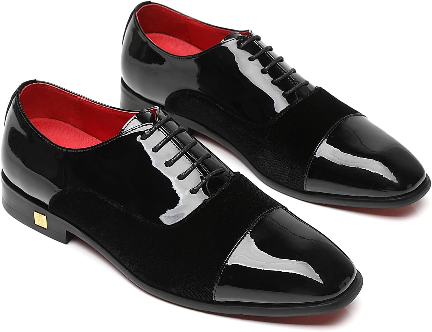 

Мужские оксфорды Erphpre Paul Blake из лакированной кожи, удобные туфли для торжеств и свадеб, черный