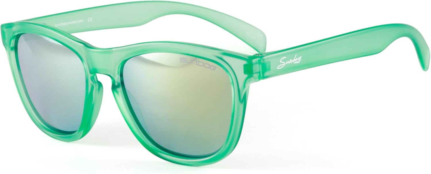 

Солнцезащитные очки Sundog Eyewear Premium, женские, TRICK. Защита от УФ. Для гольфа, рыбалки, пляжа. Линзы: матовые, кристально-зеленый/серо-желтый зеркальный или Shiny Crystal Pink-rose Quartz Accent/Grey-rose Gold Mirror