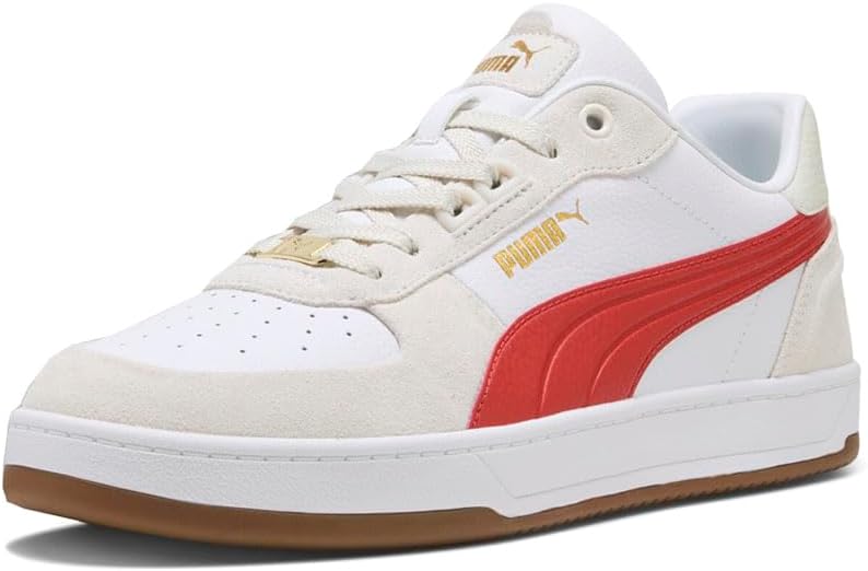 Мужские кроссовки PUMA Caven 2.0 Lux Sd с шнуровкой, повседневные - серые — фото 2
