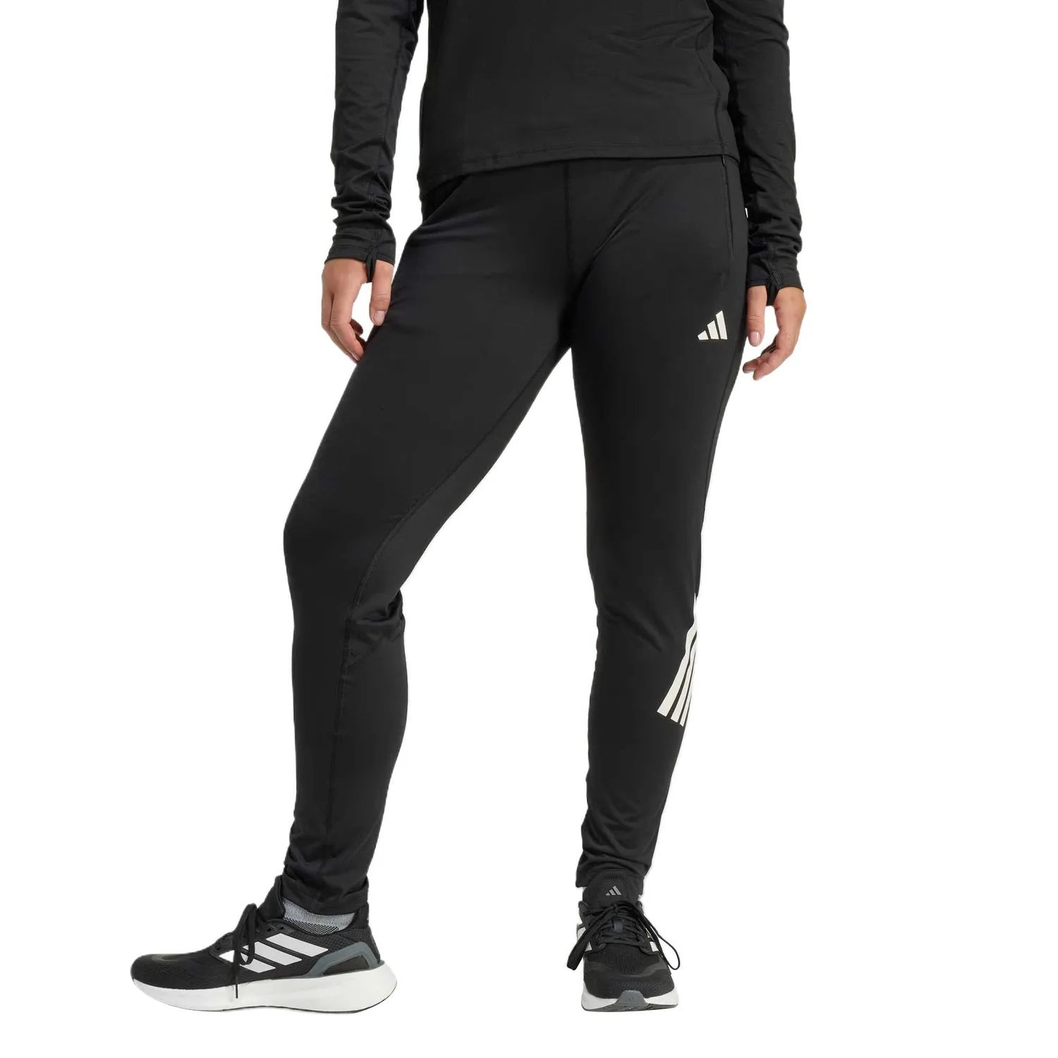 Брюки для бега climacool женские Adidas, черный — фото 3