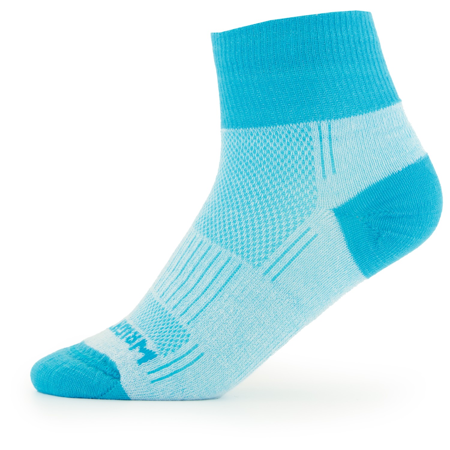 

Походные носки Wrightsock Coolmesh II Quarter, цвет Scuba