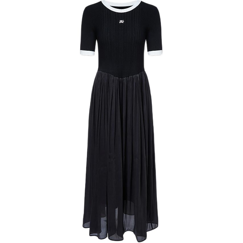 

Женское платье с коротким рукавом KARL LAGERFELD FW25 KARL LAGERFELD / Karl Lagerfeld Jeans, белый