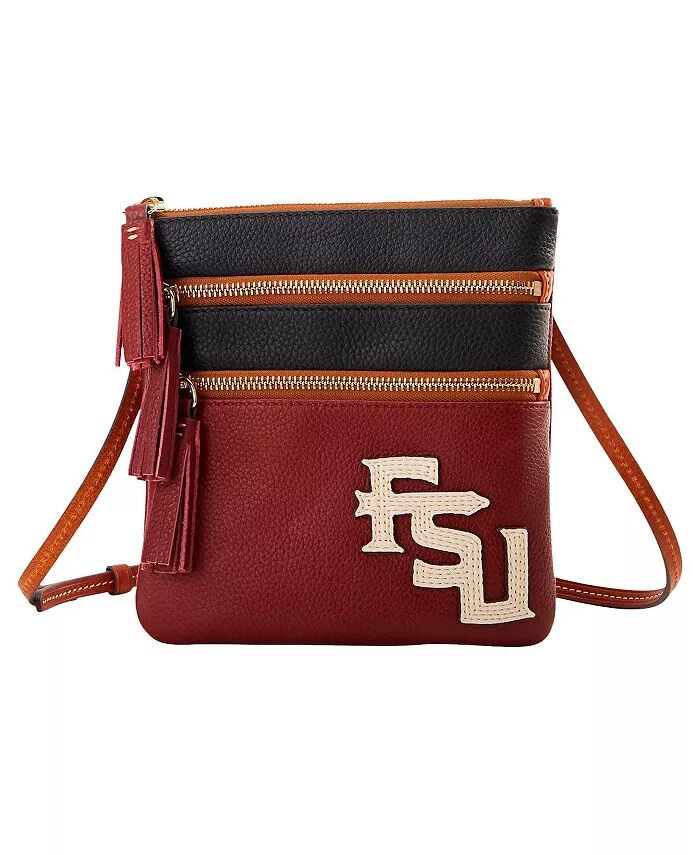 

Сумка через плечо с тройной молнией Florida State Seminoles Infield Dooney & Bourke