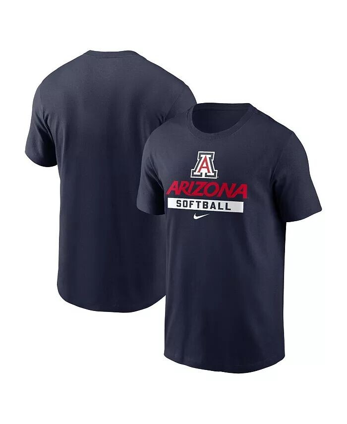 

Мужская темно-синяя футболка для софтбола Arizona Wildcats Nike, синий