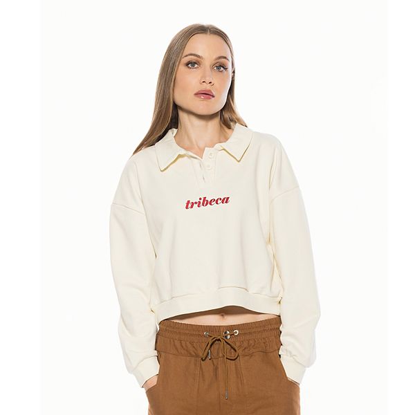 

Женская поло с длинным рукавом Kairo с вышивкой Alexia Admor, Ivory, Бежевый, Женская поло с длинным рукавом Kairo с вышивкой Alexia Admor, Ivory