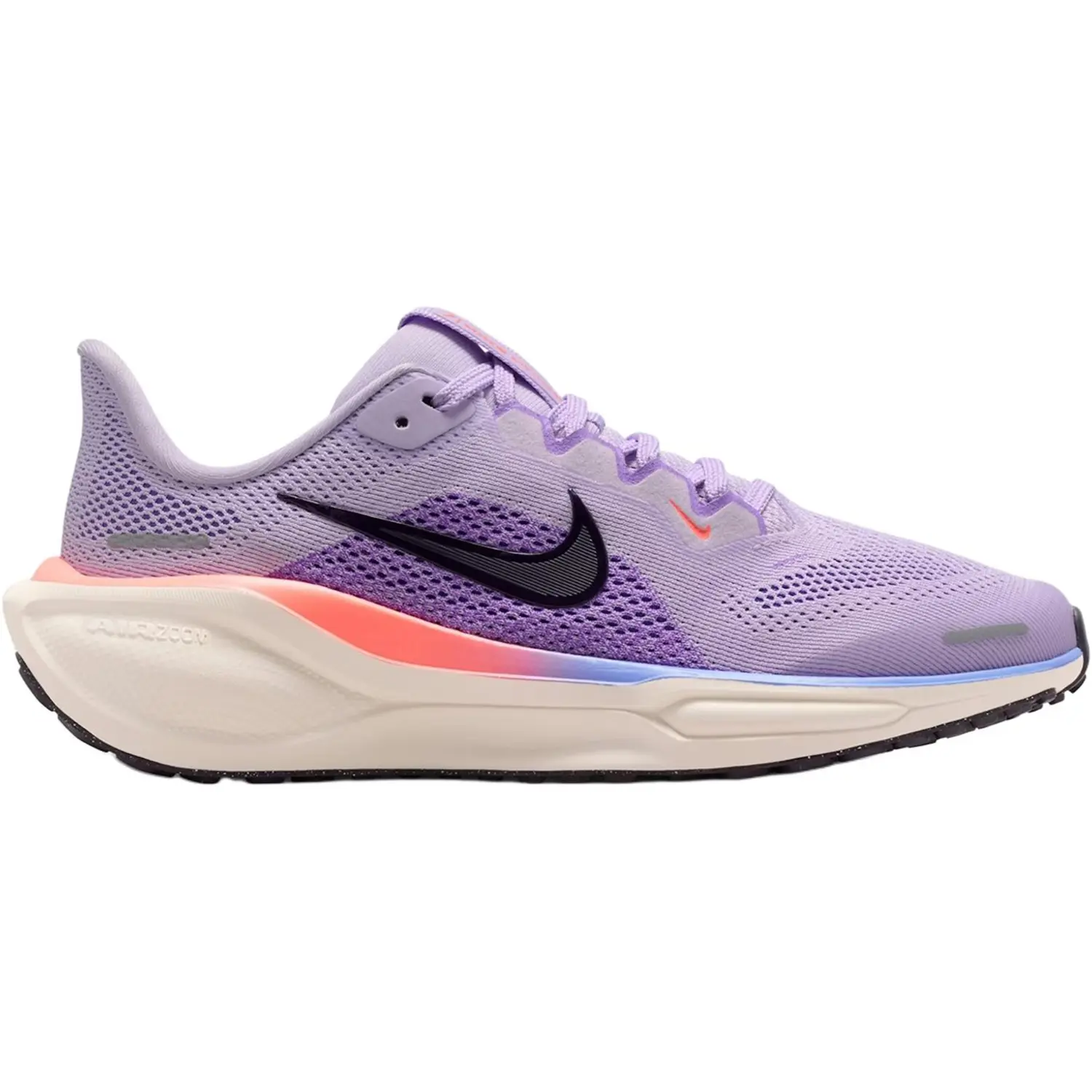 Nike Детские низкие кроссовки Pegasus 41, фиолетовые, для подростков — фото 3