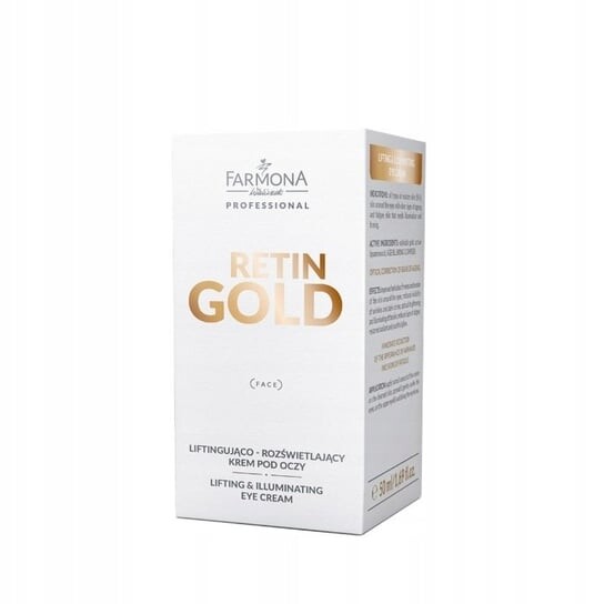

Крем-лифтинг и осветление глаз. RETIN GOLD, Farmona