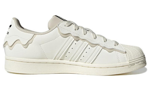 Кроссовки оригинальные суперзвезды кроссовки кремовые Adidas, белый — фото 2