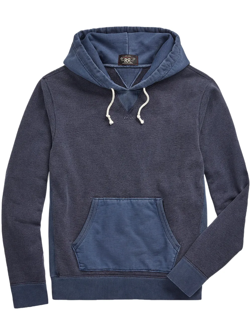 

Худи в двух тонах Ralph Lauren RRL, синий