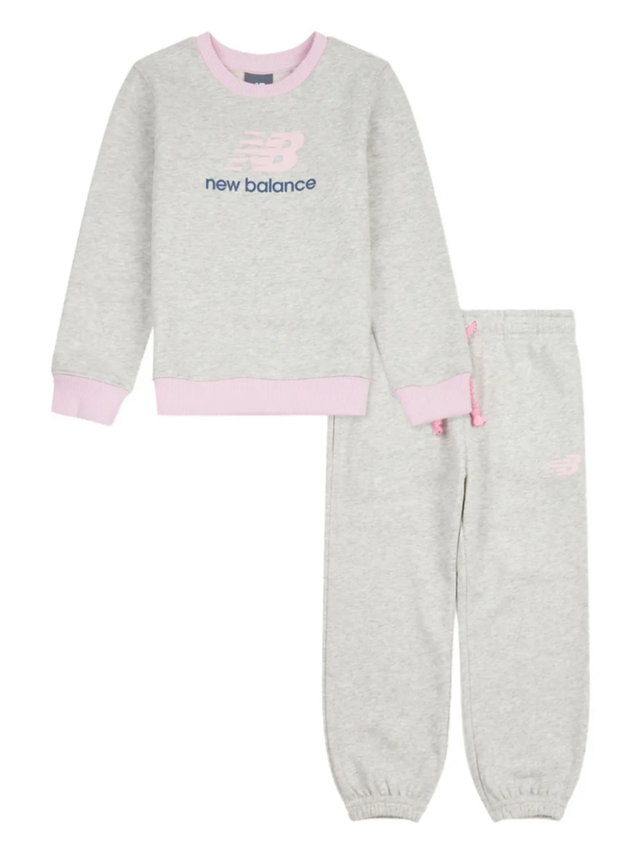 

Комплект спортивного костюма с логотипом New Balance Kids, серый