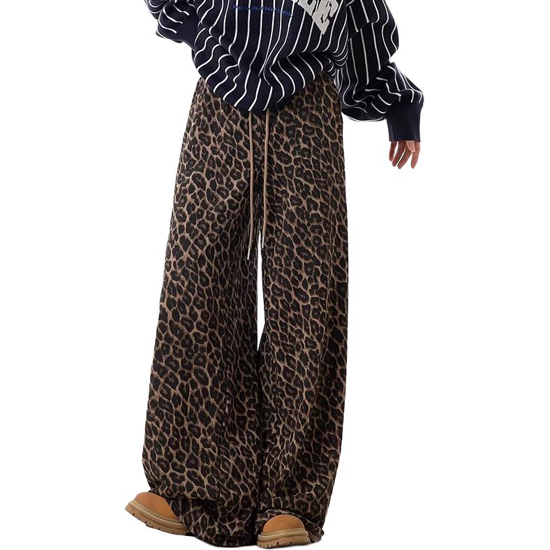 

ZIAREL Повседневные брюки Unisex Brown Moderate Wide Leg