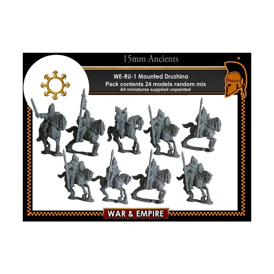 

Дружина - Конная, War & Empire - Dark Ages Miniatures - Rus (15mm)