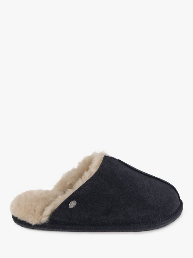 

Тапочки из мула из овчины джуда Just Sheepskin, цвет Midnight