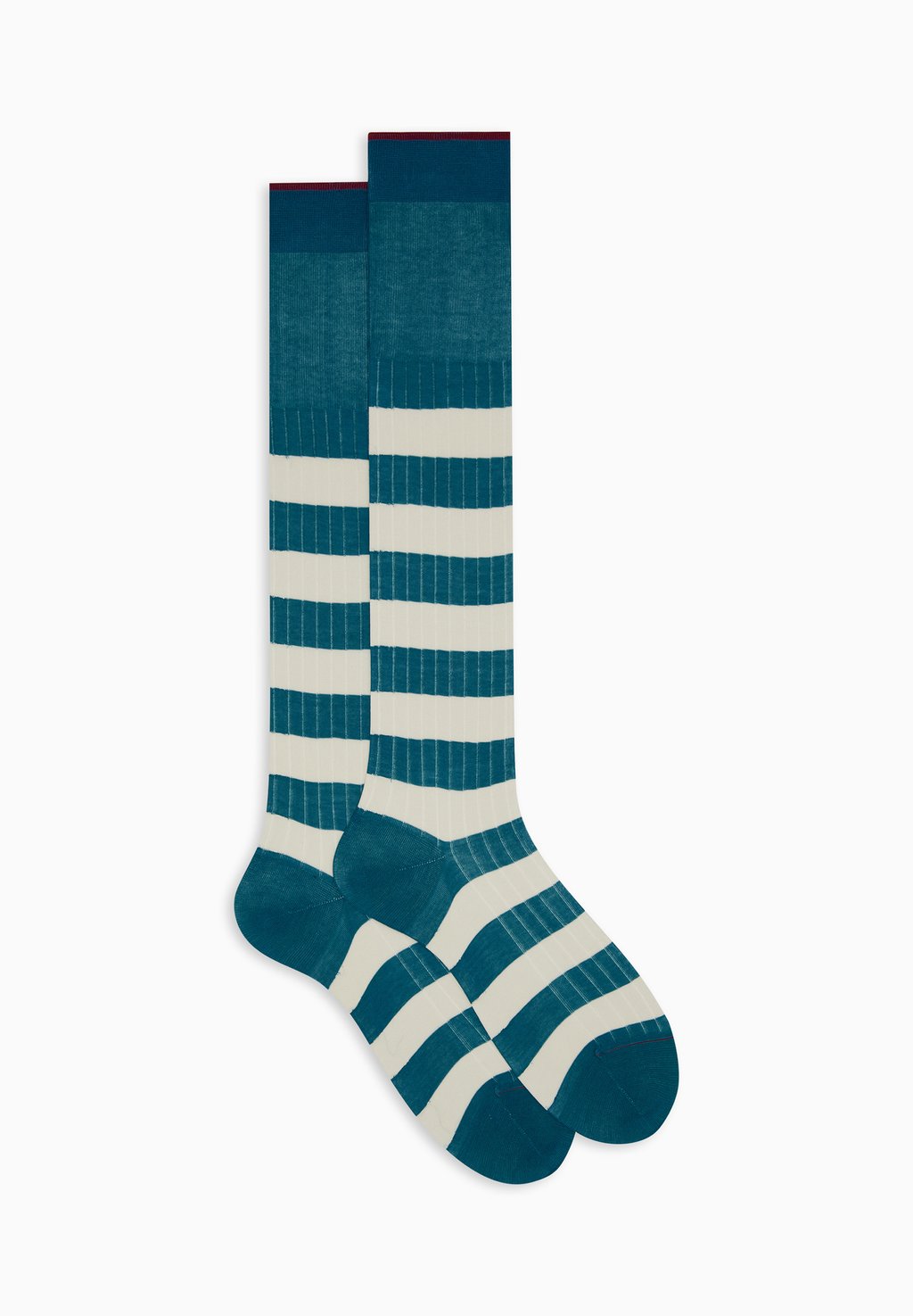 

Носки WITH TWO-TONE STRIPES Gallo, светло-голубой