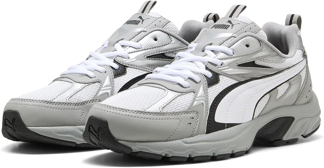 Кроссовки PUMA Milenio Tech для взрослых, белый/черный/серый — фото 2