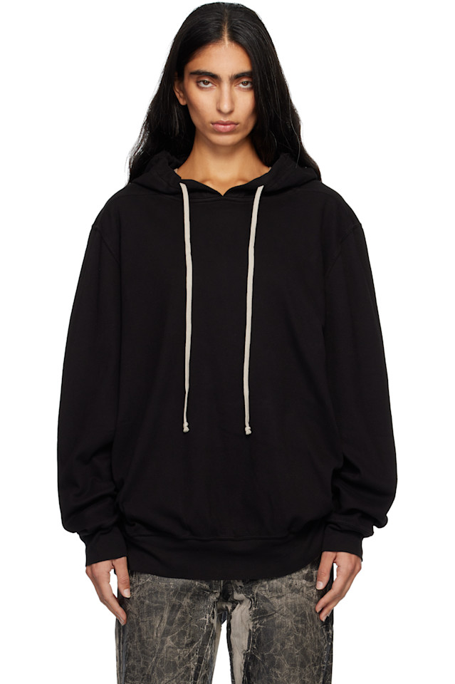 

Толстовка оверсайз с символикой Concordians Rick Owens Drkshdw, черный