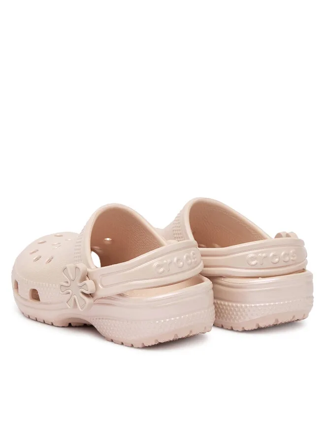 Crocs Классические мюли-сабо Pearl Shine T 212815, розовые — фото 3