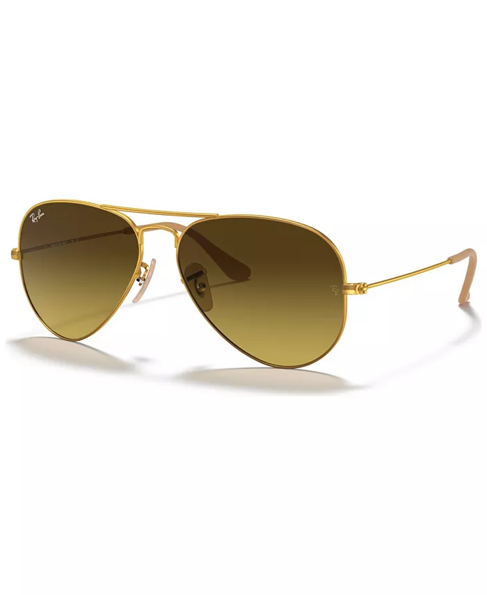 

Унисекс солнцезащитные очки, RB3025 AVIATOR GRADIENT Ray-Ban, золотой