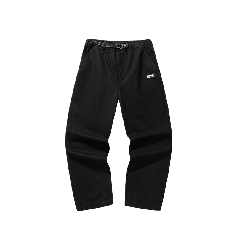 

ANTA Life Collection Casual Pants Мужские Черные Умеренно Прямые Брюки