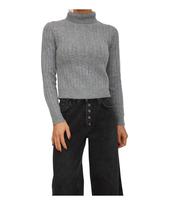 

Свитер с высоким воротником Fracomina, серый