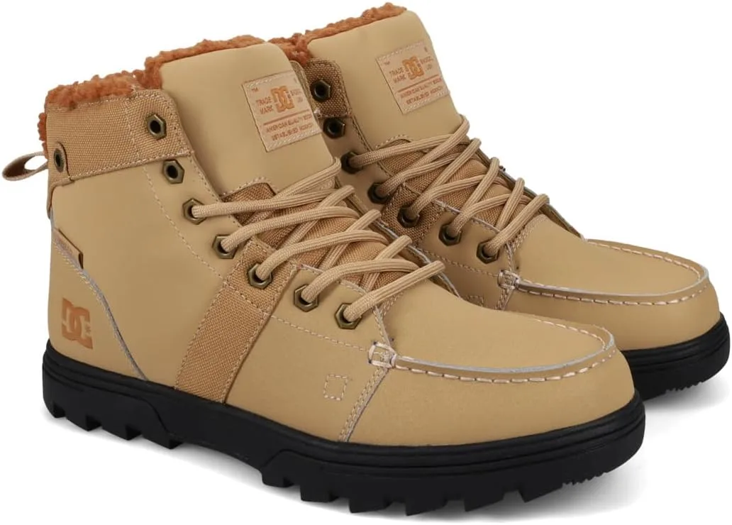 Мужские лодочные туфли DC Shoes Woodland, черный/бежевый