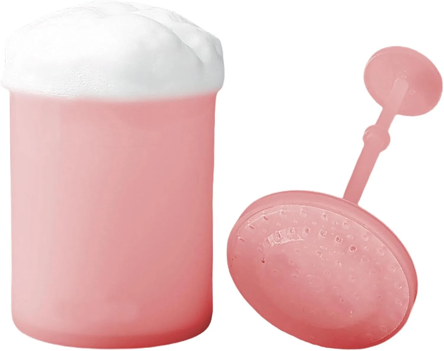 Пенка для умывания с венчиком Pink Generic 1 шт