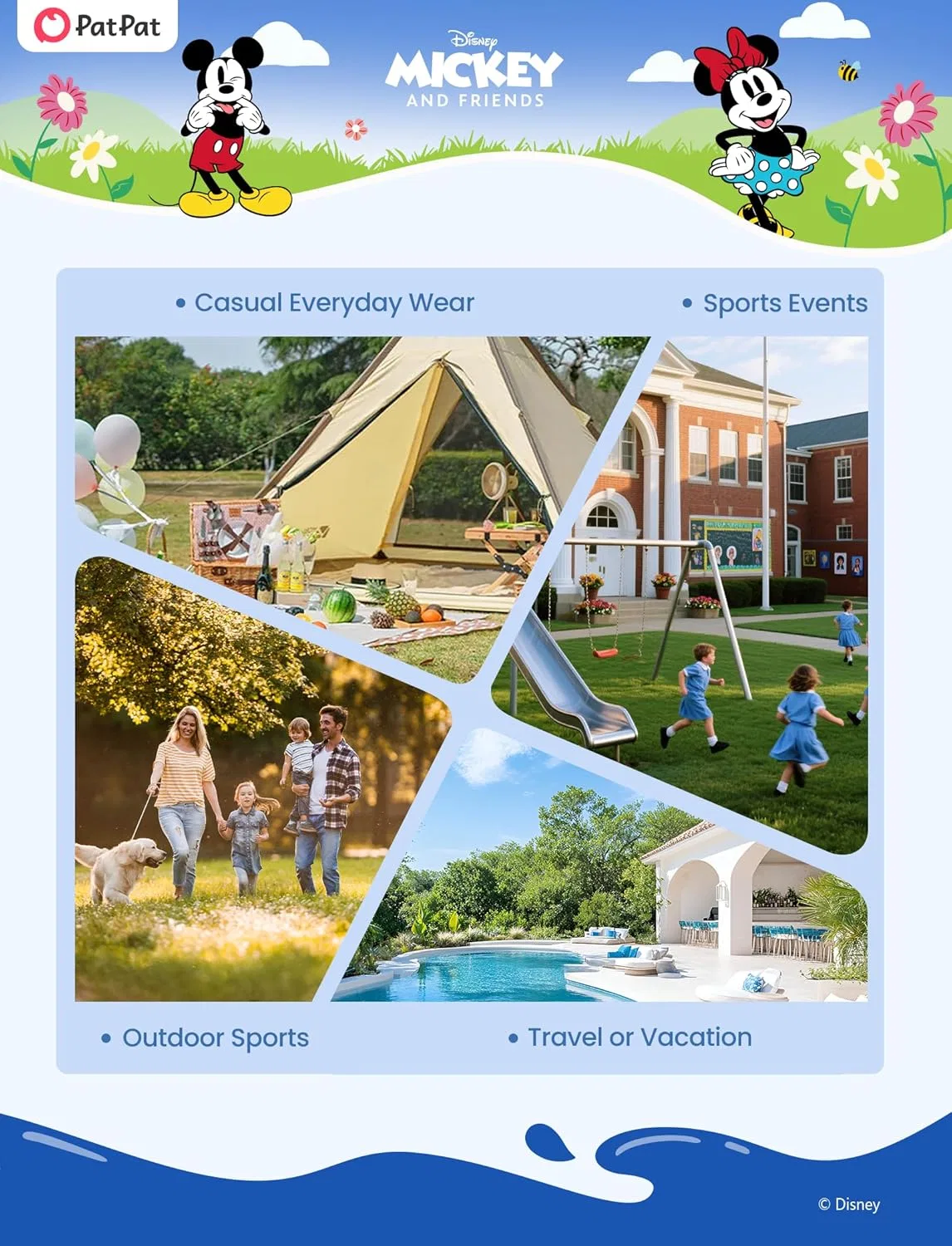 Футболка с принтом Mickey Mouse, Disney, для мальчиков 2-9 лет, Mickey Mouse-soccer — фото 2