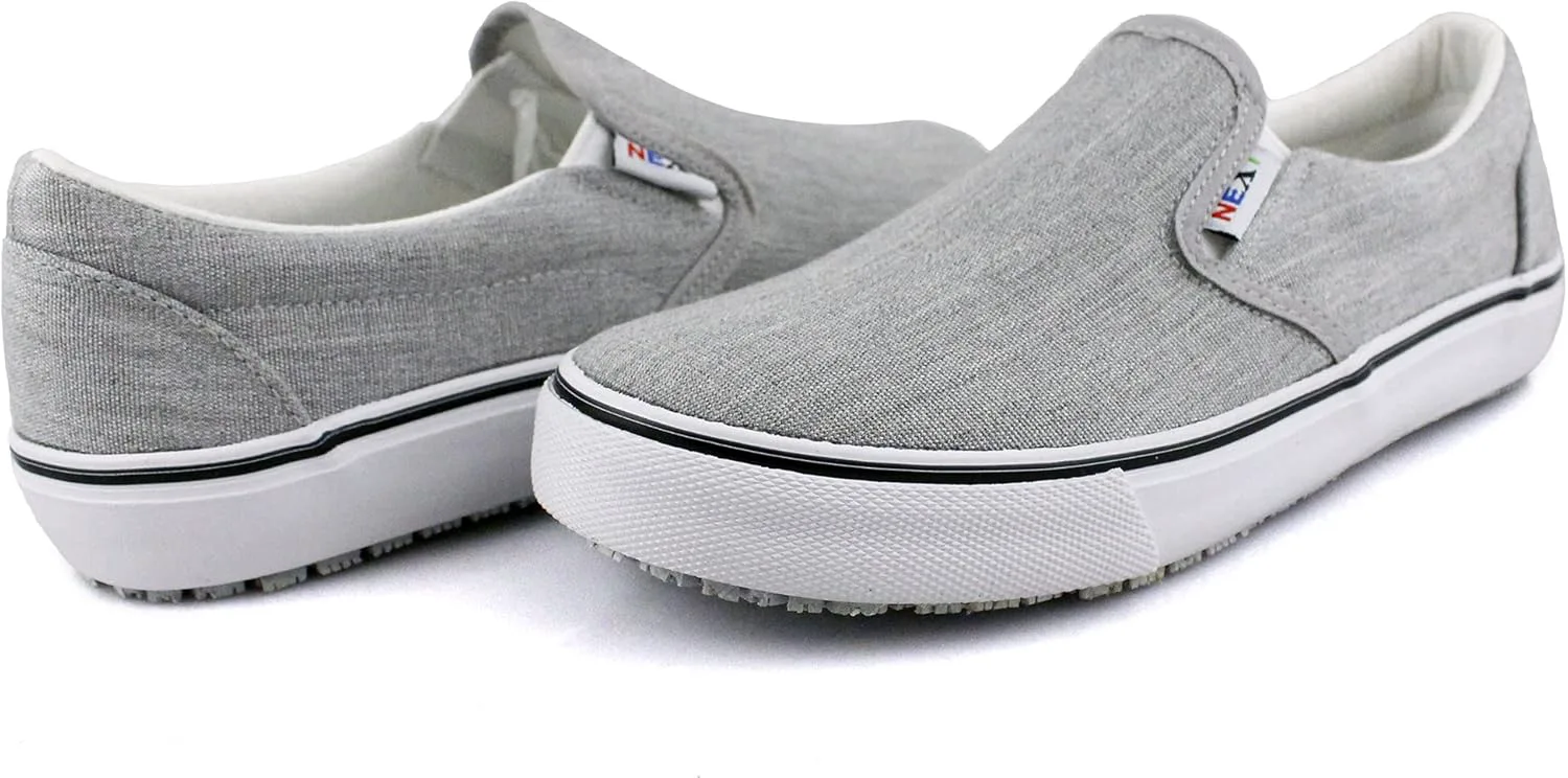 Laforst Mens Sunbrella Cotton Upper Nonslip Slip On Flat Fashion Shoes, серый — фото 2