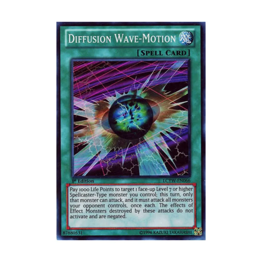 

CCG Диффузионное волновое движение (супер редкое), Yu-Gi-Oh - Legendary Collection 3 - Singles