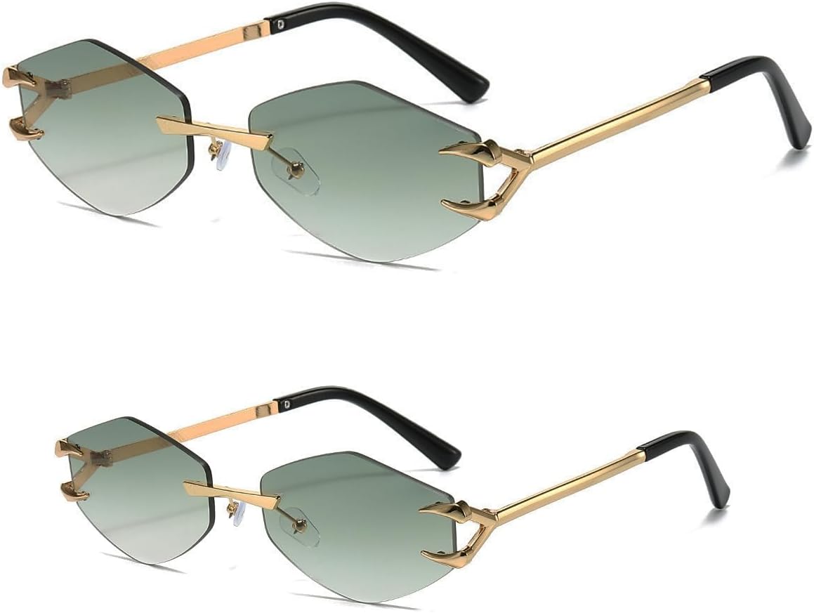 

Модные солнцезащитные очки прямоугольной формы для женщин, ретро-очки для вождения, винтажные, стильные, узкая квадратная оправа, 2 шт., градиентный зеленый ||Обычные GDKPJDT, Gradient Green