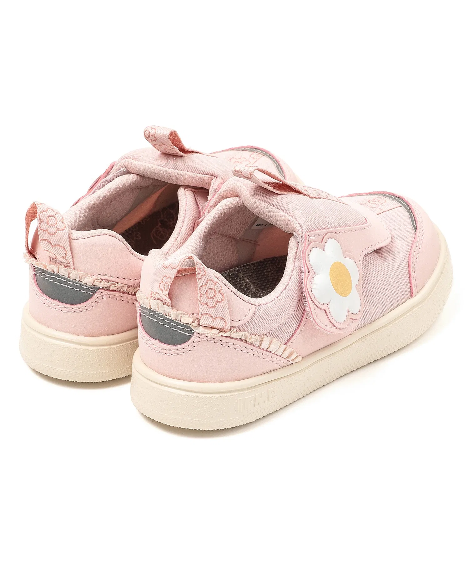 Детские кроссовки IFME CALIN Daisy с цветочным узором фиолетовые — фото 2